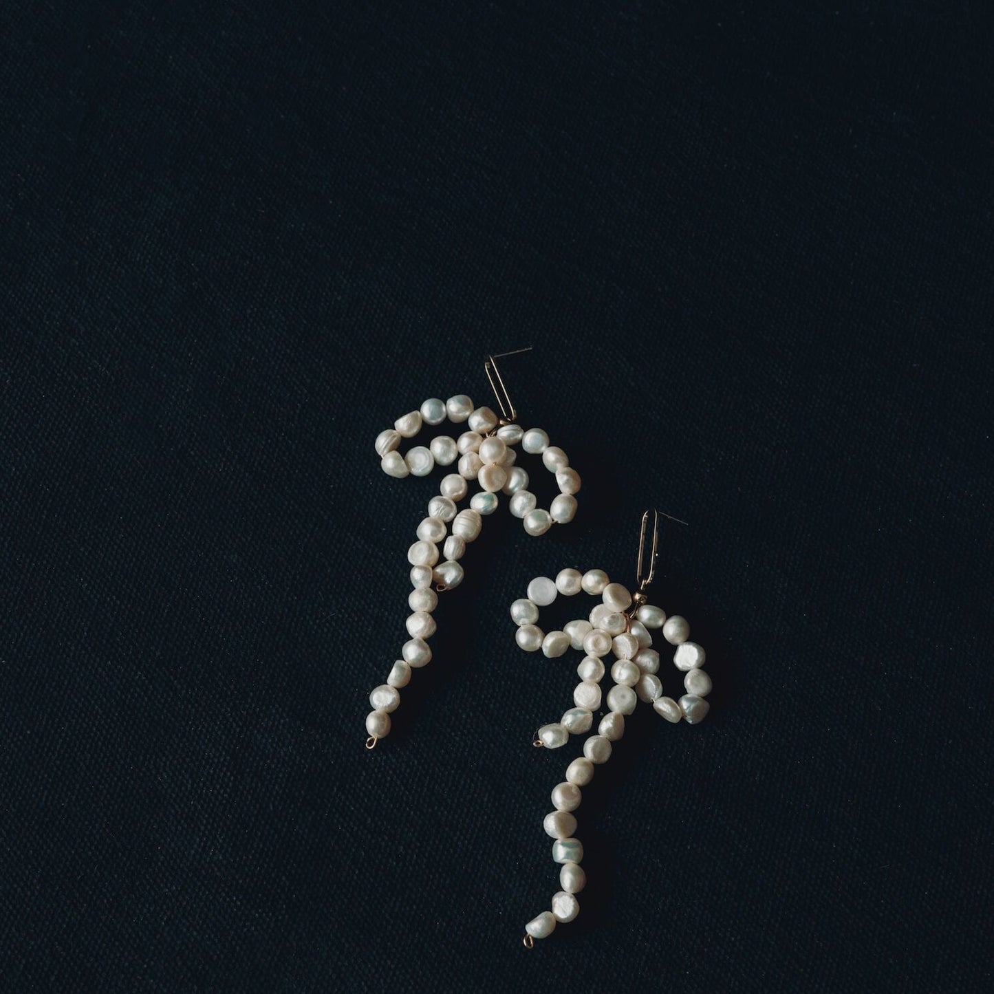 Kindra Pearl Bow Earrings