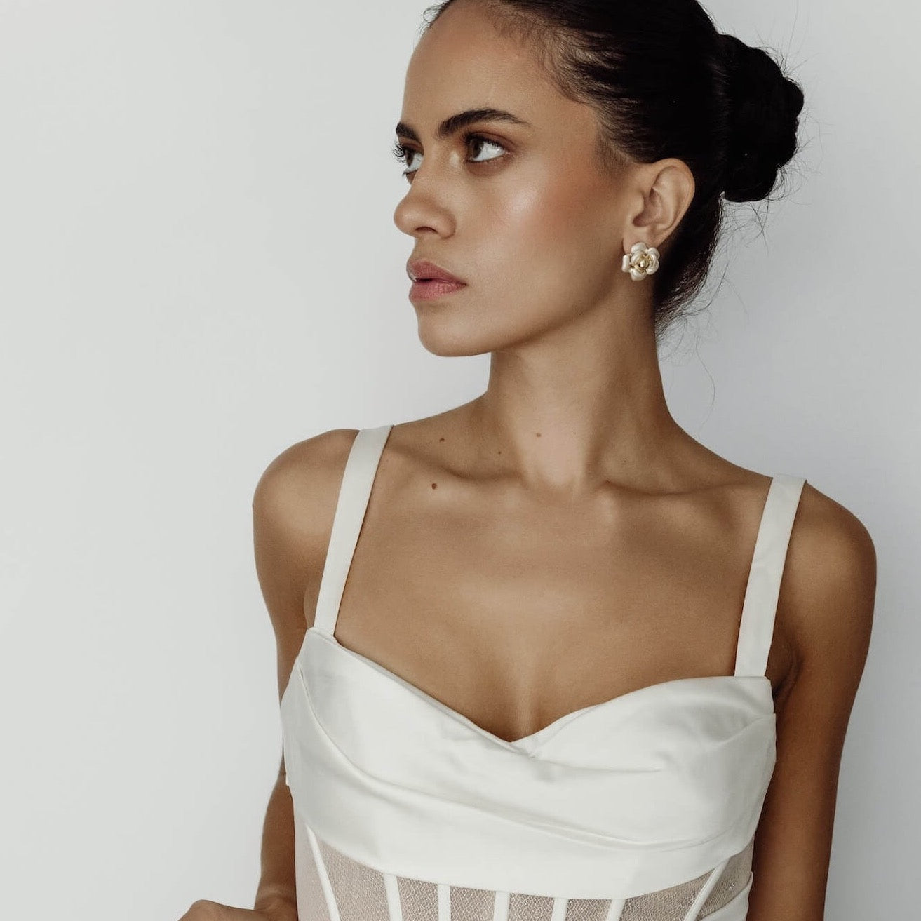 Micaela Rose Studs - Gold