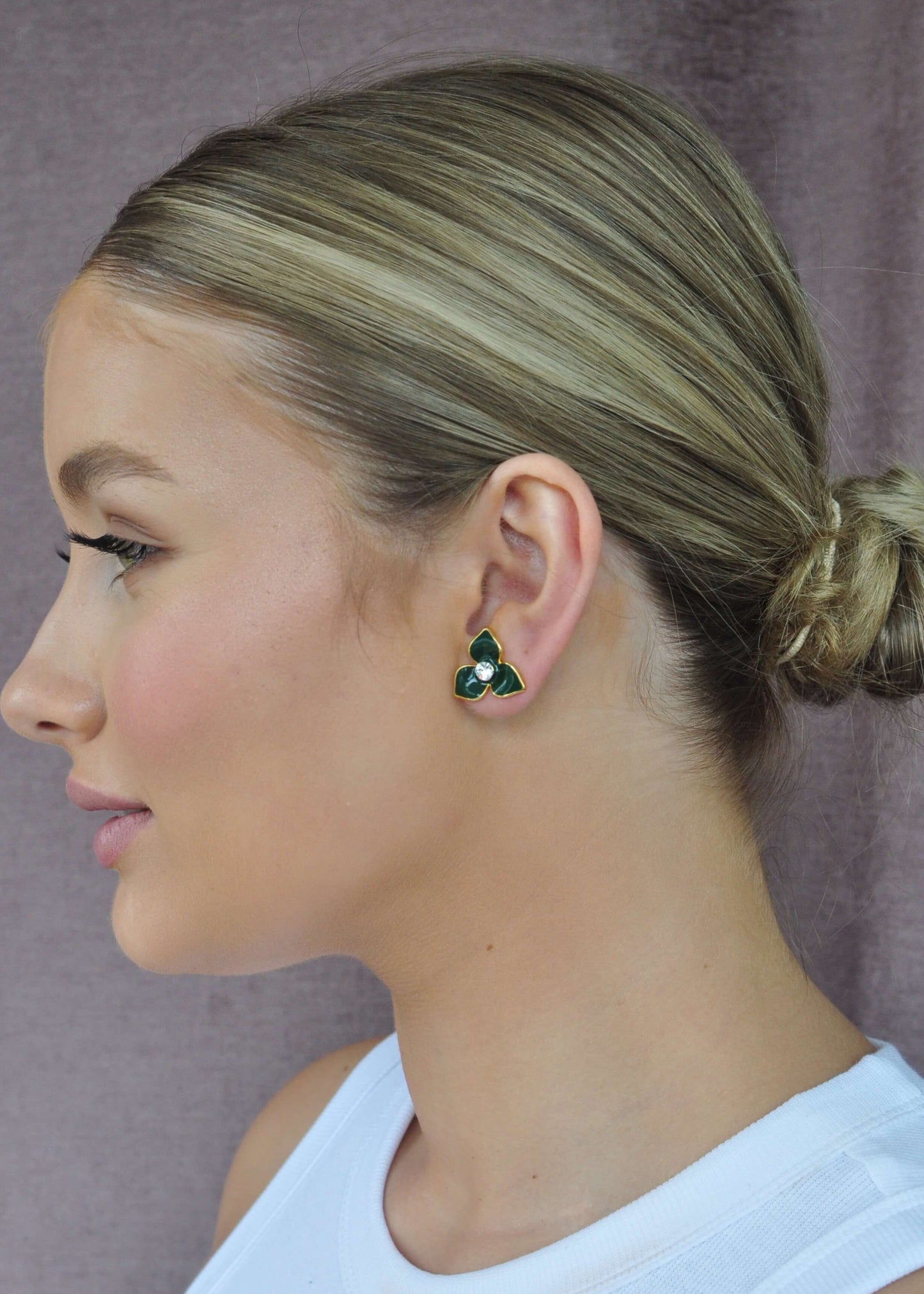 Ivy Earring - Emerald