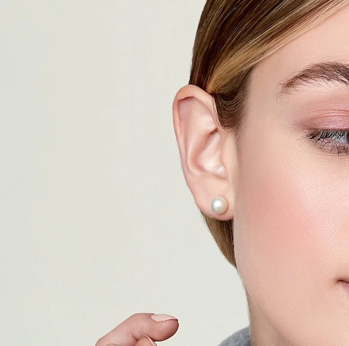Romy Freshwater 18K Gold Stud Earrings