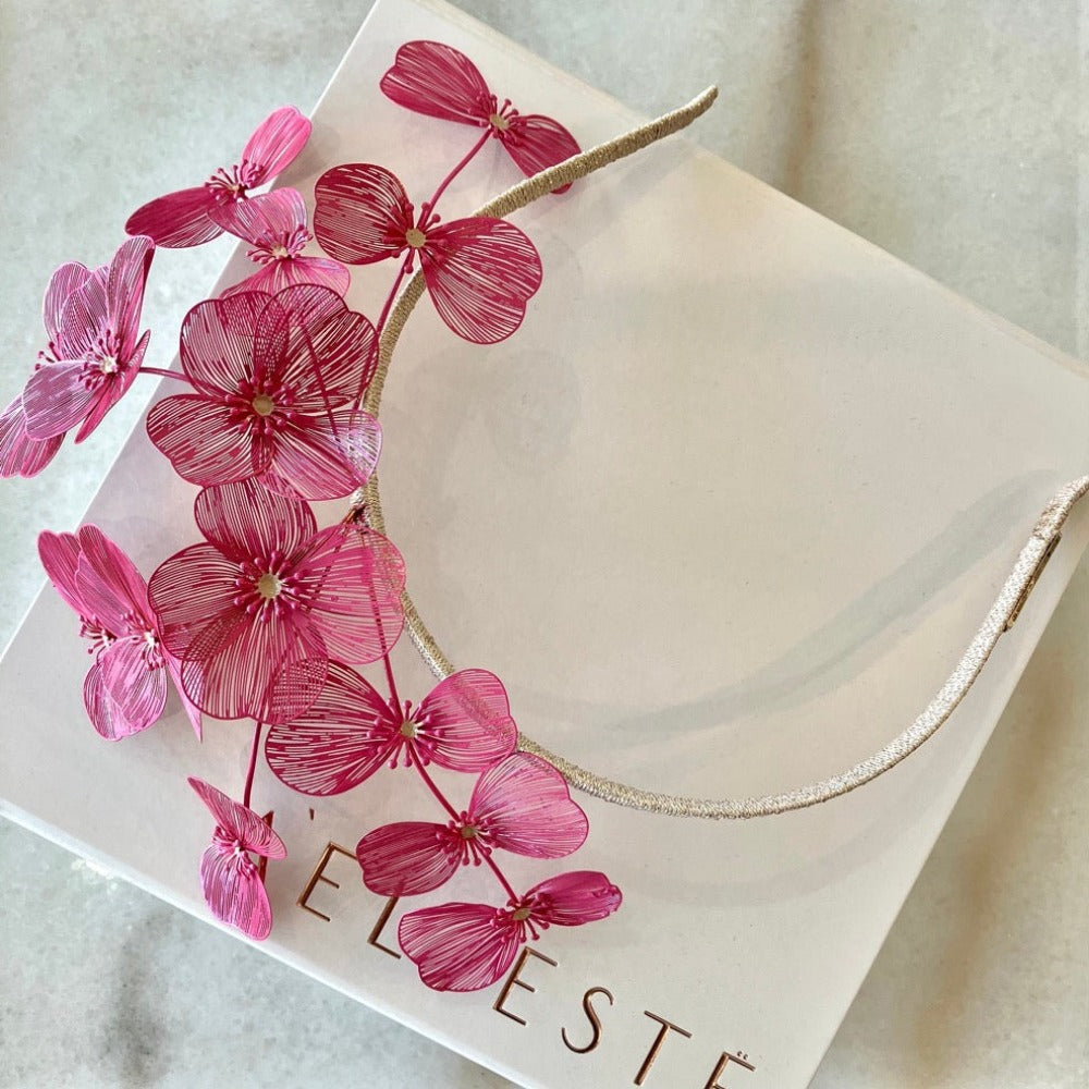 BELLA HEADPIECE - Pink