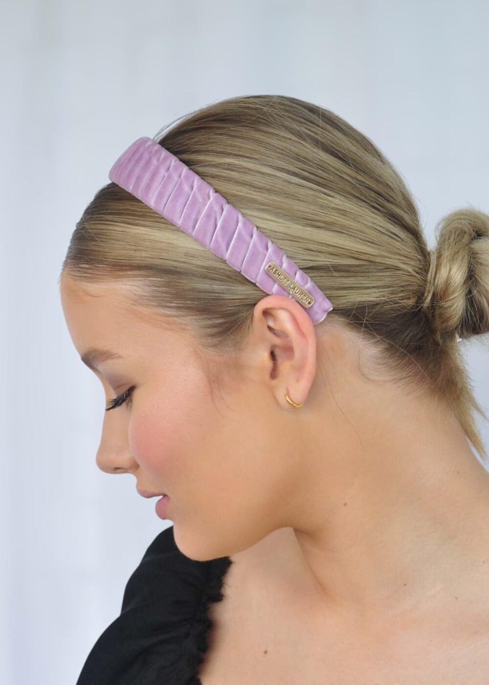 Aaliyah Wide Headband - Lilac