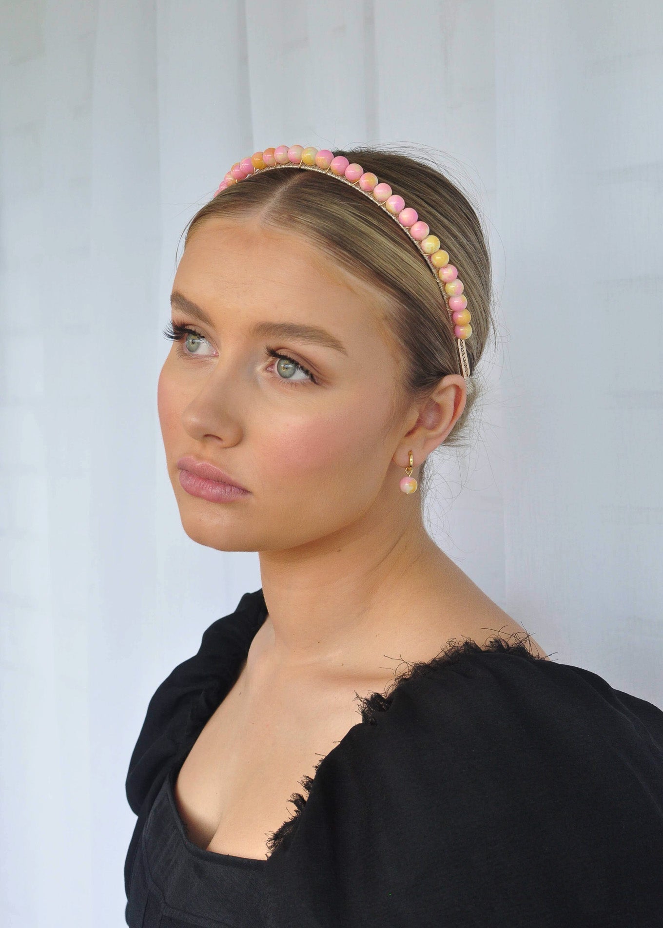 Hettie Headband - Pink + Yellow