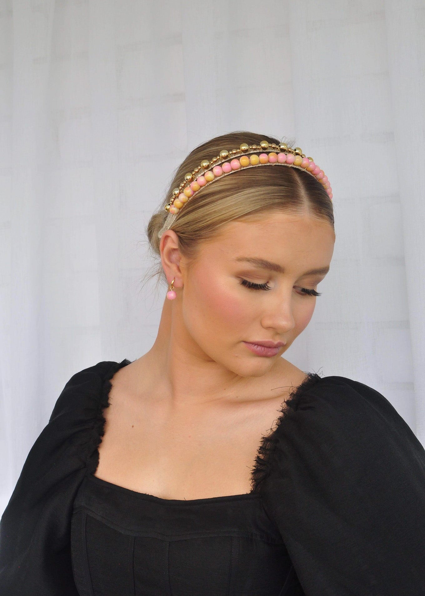 Hettie Headband - Pink + Yellow