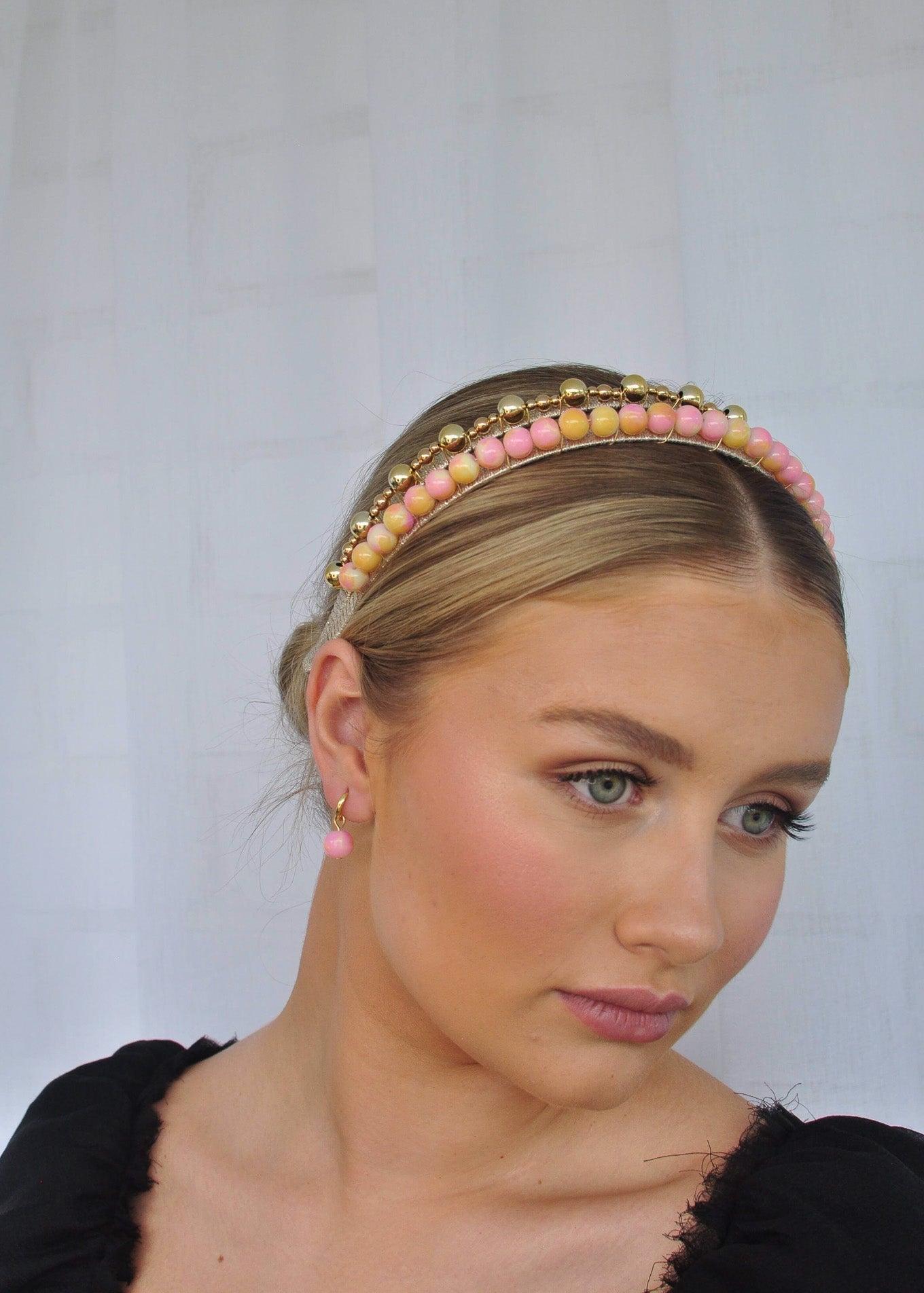 Hettie Headband - Pink + Yellow