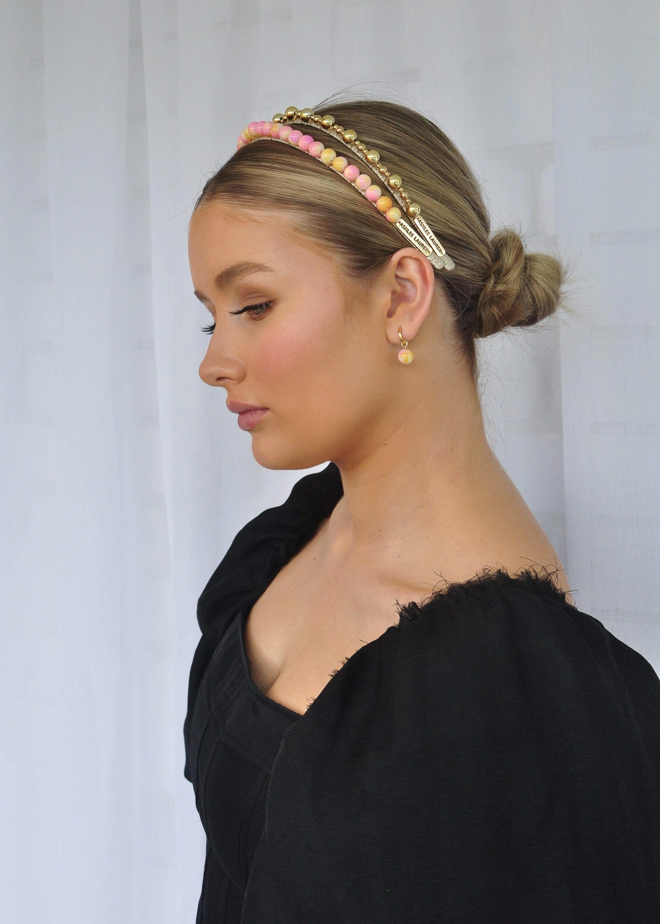Hettie Headband - Pink + Yellow