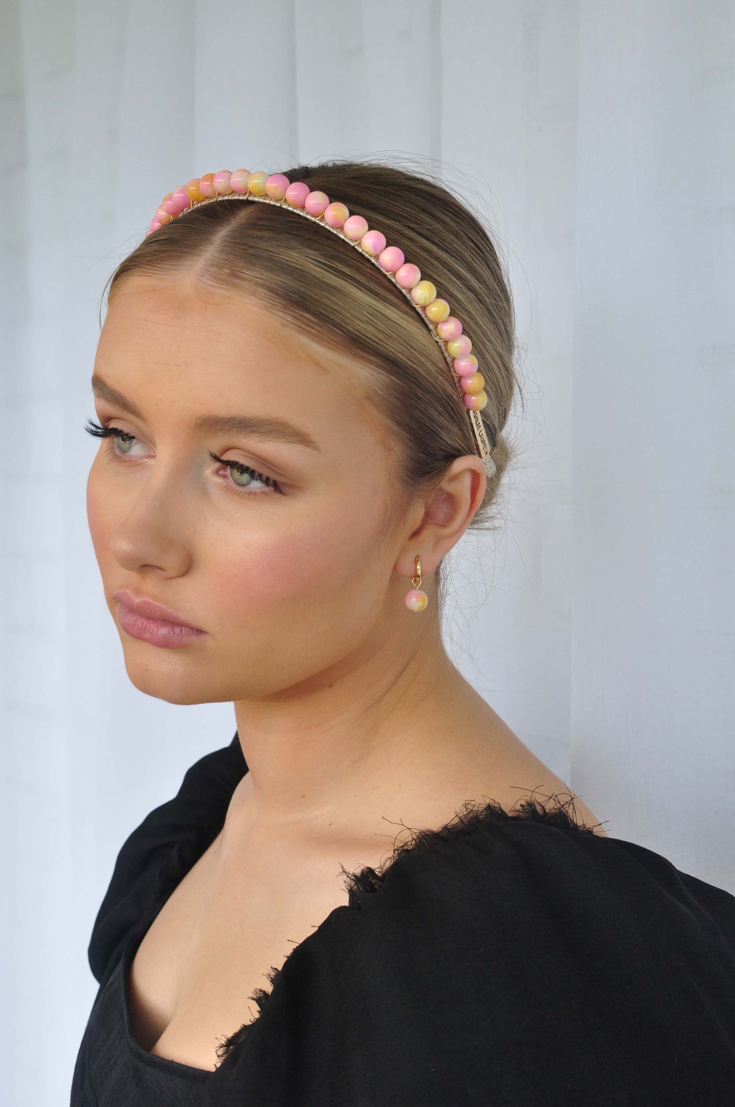 Hettie Earring - Pink + Yellow