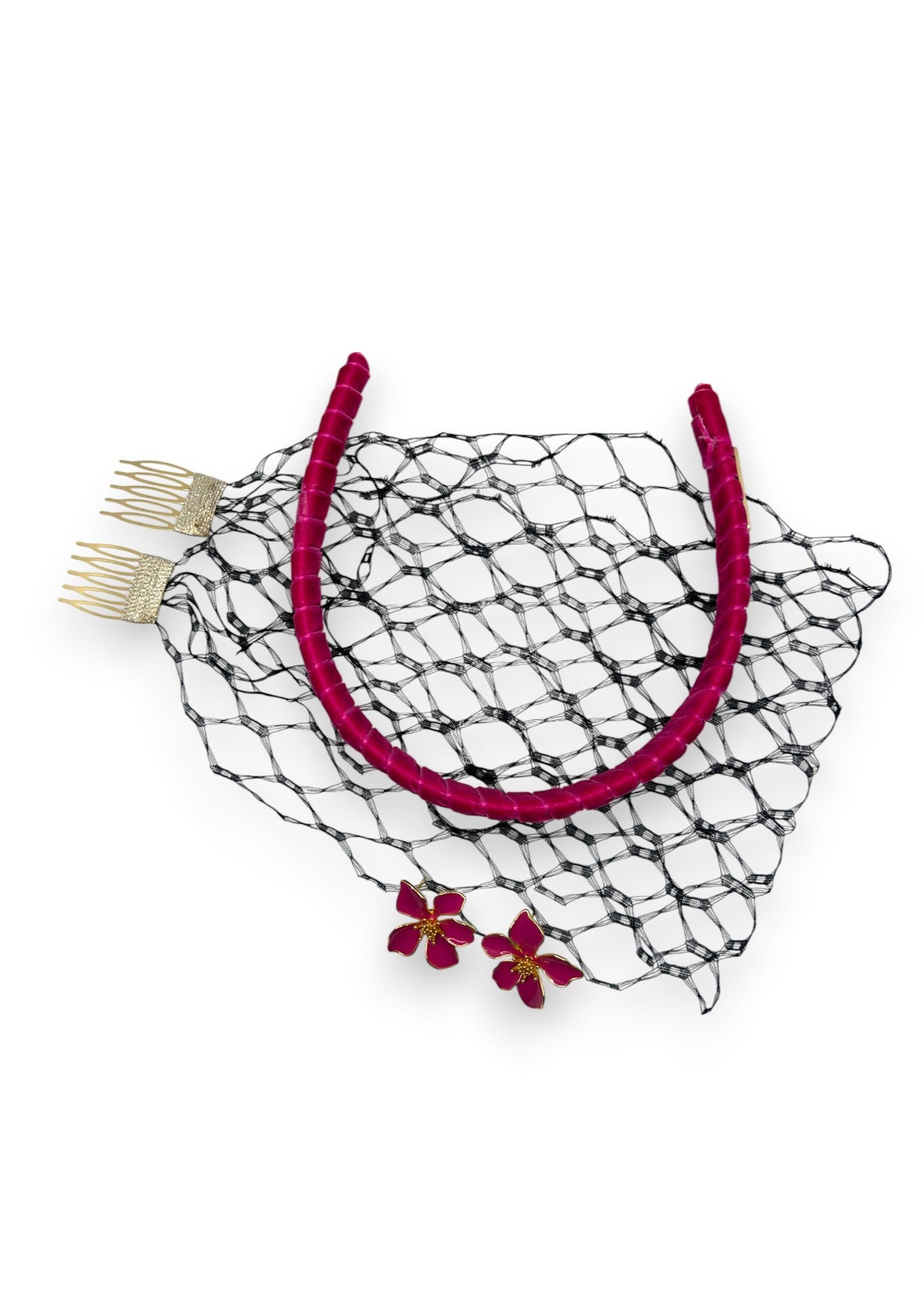 Aaliyah Wide Headband - Pink