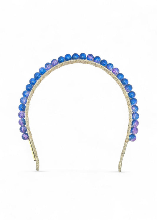 Hettie Headband - Cobalt + Purple