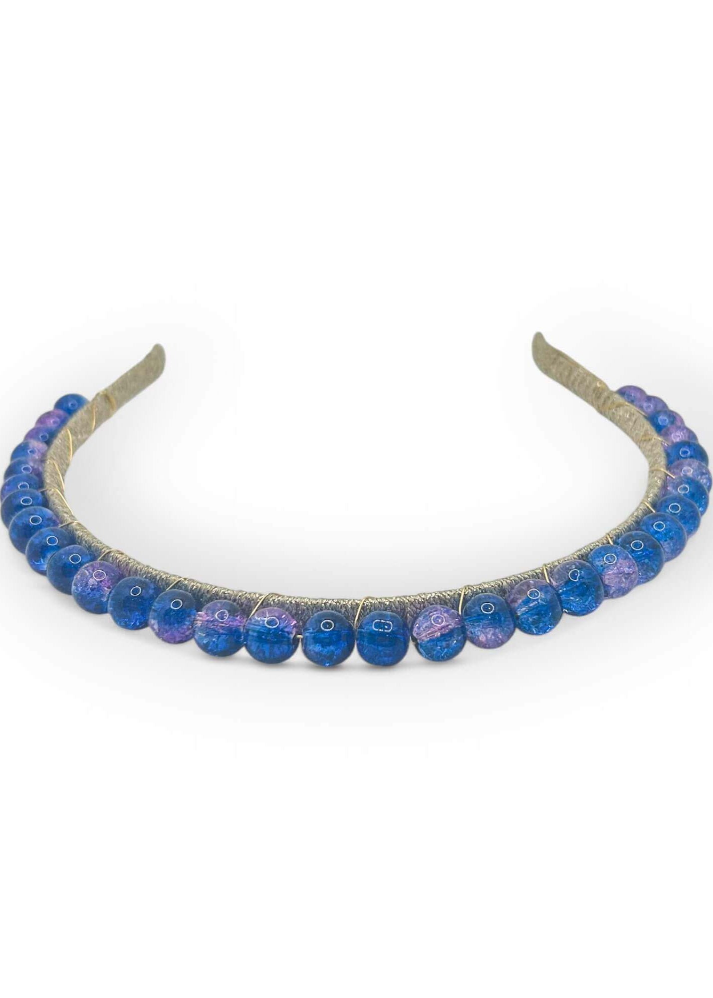 Hettie Headband - Cobalt + Purple