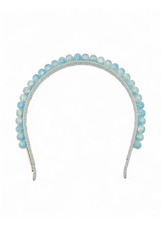 Hettie Headband - Blue + Silver