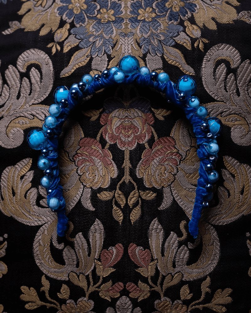 SYLVIE HEADBAND - BLUE