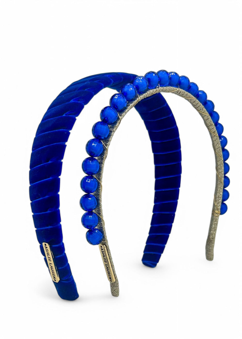 Aaliyah Wide Headband - Cobalt