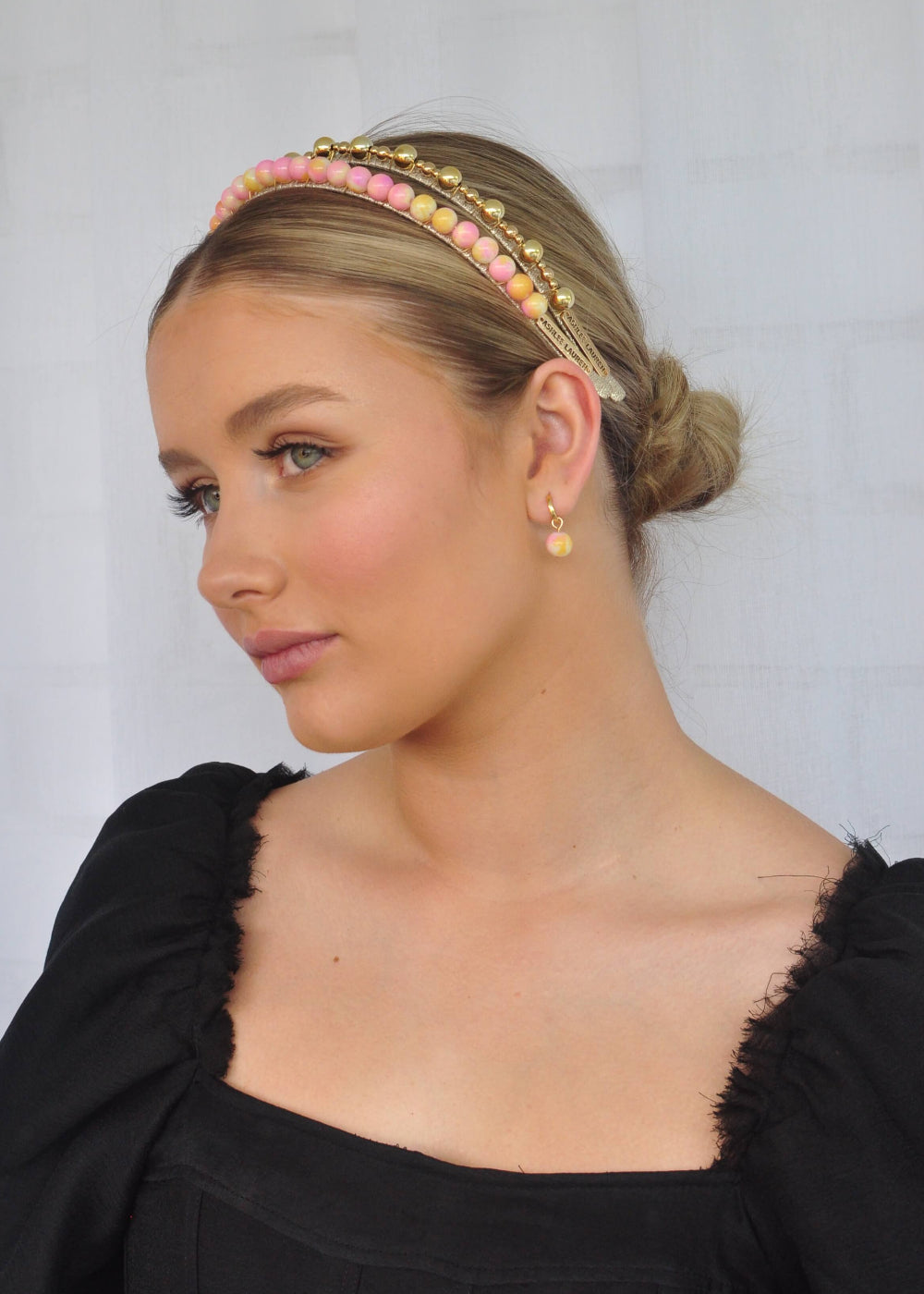 Hettie Earring - Pink + Yellow