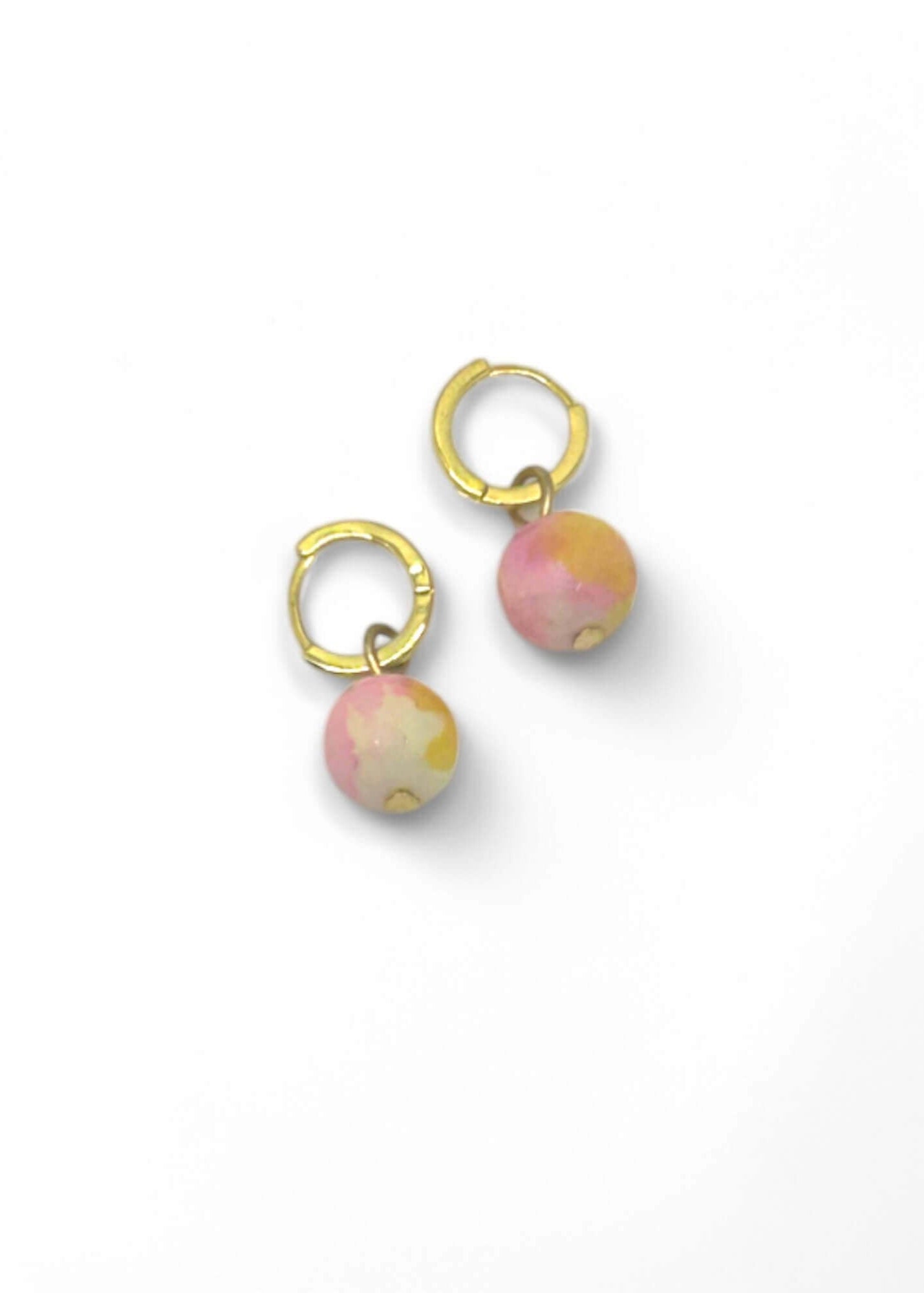Hettie Earring - Pink + Yellow