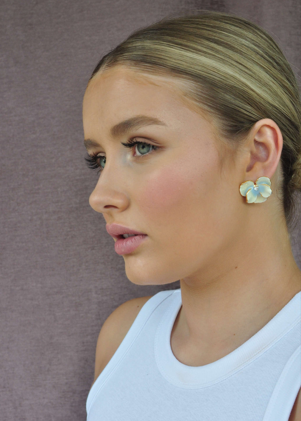Eloise Earring - Pale Blue