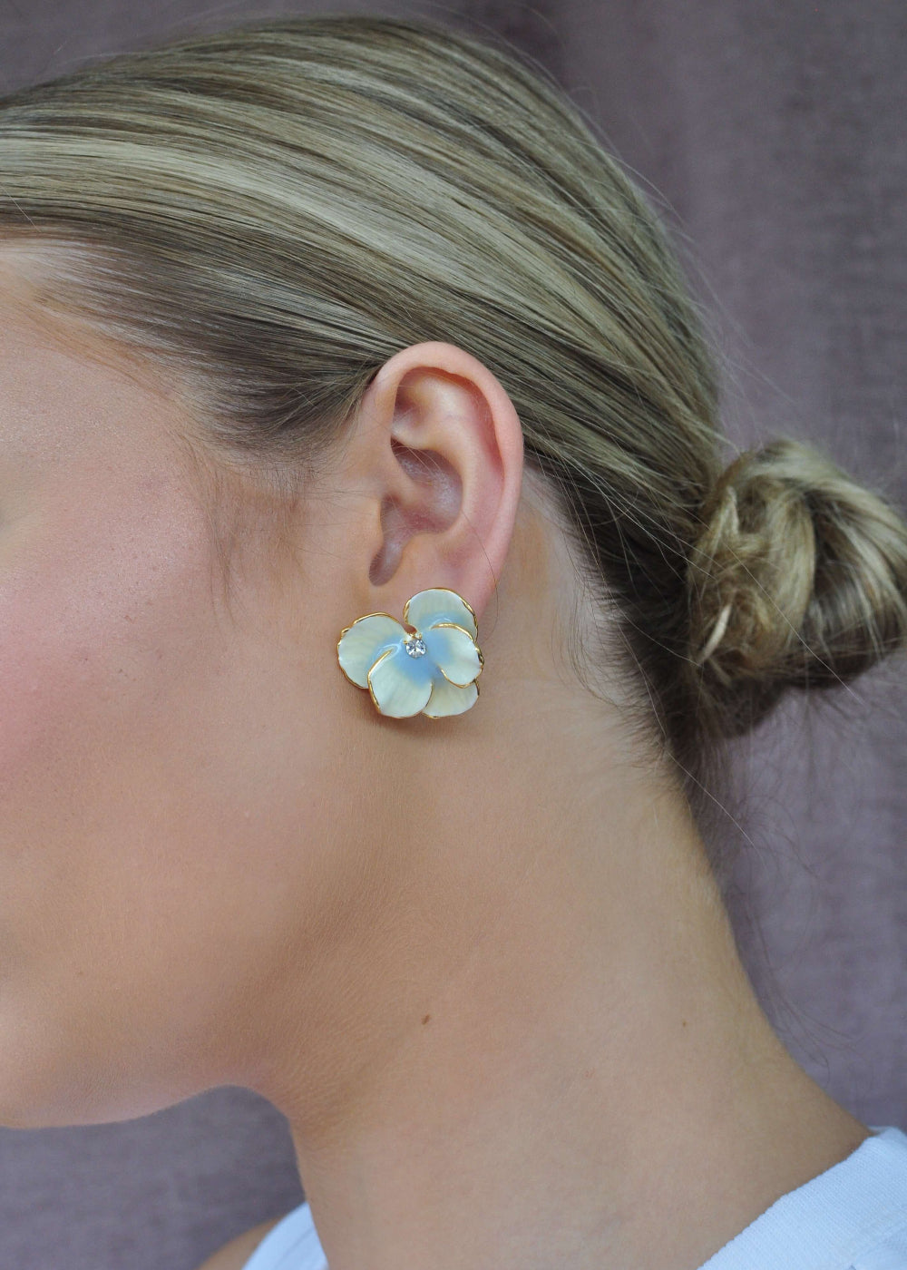 Eloise Earring - Pale Blue