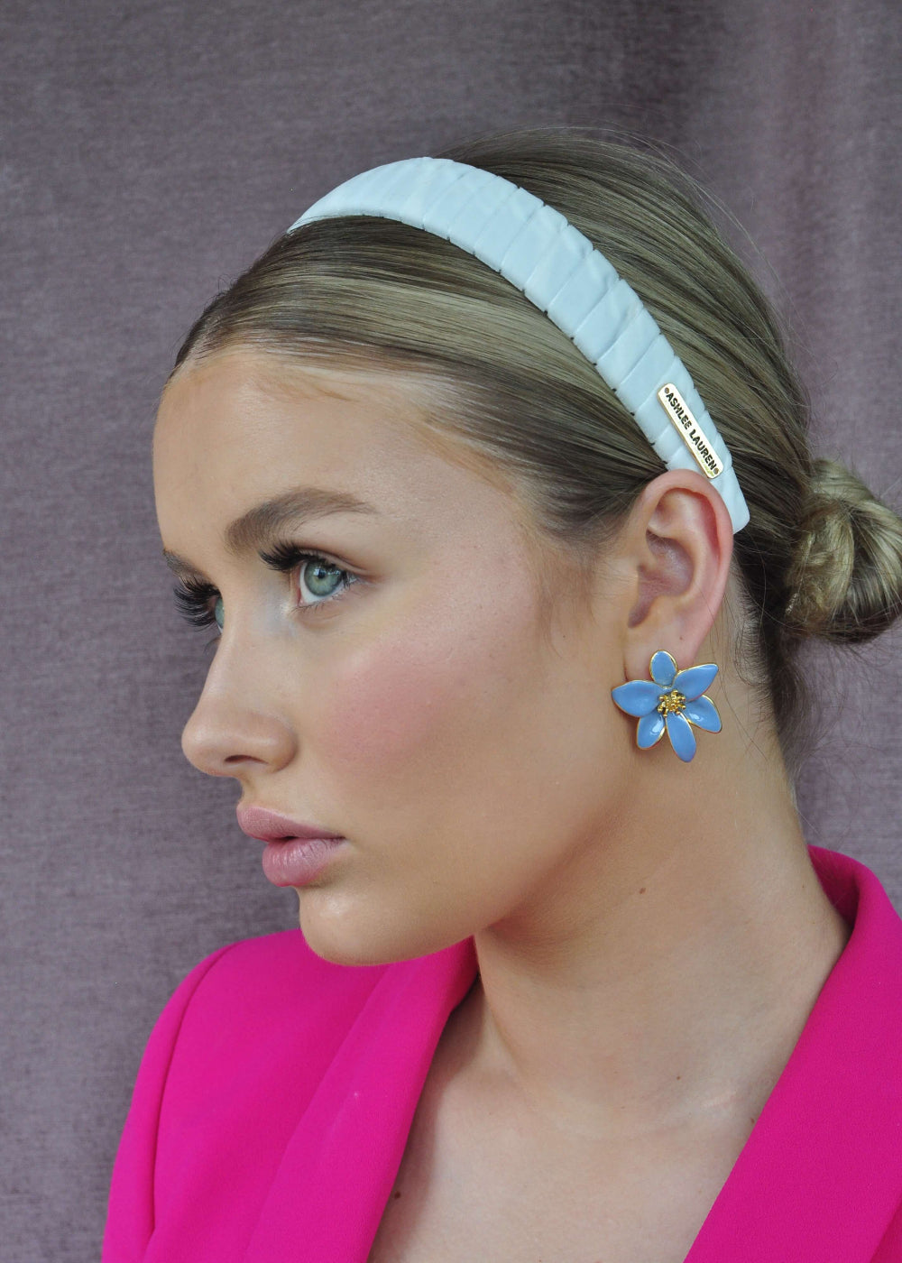 Indi Floral Earring - Cornflower