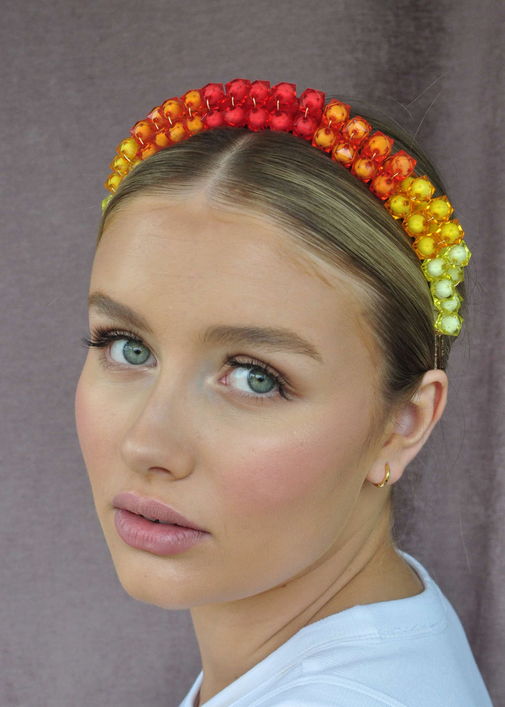Harper Headpiece - Yellow / Orange / Red
