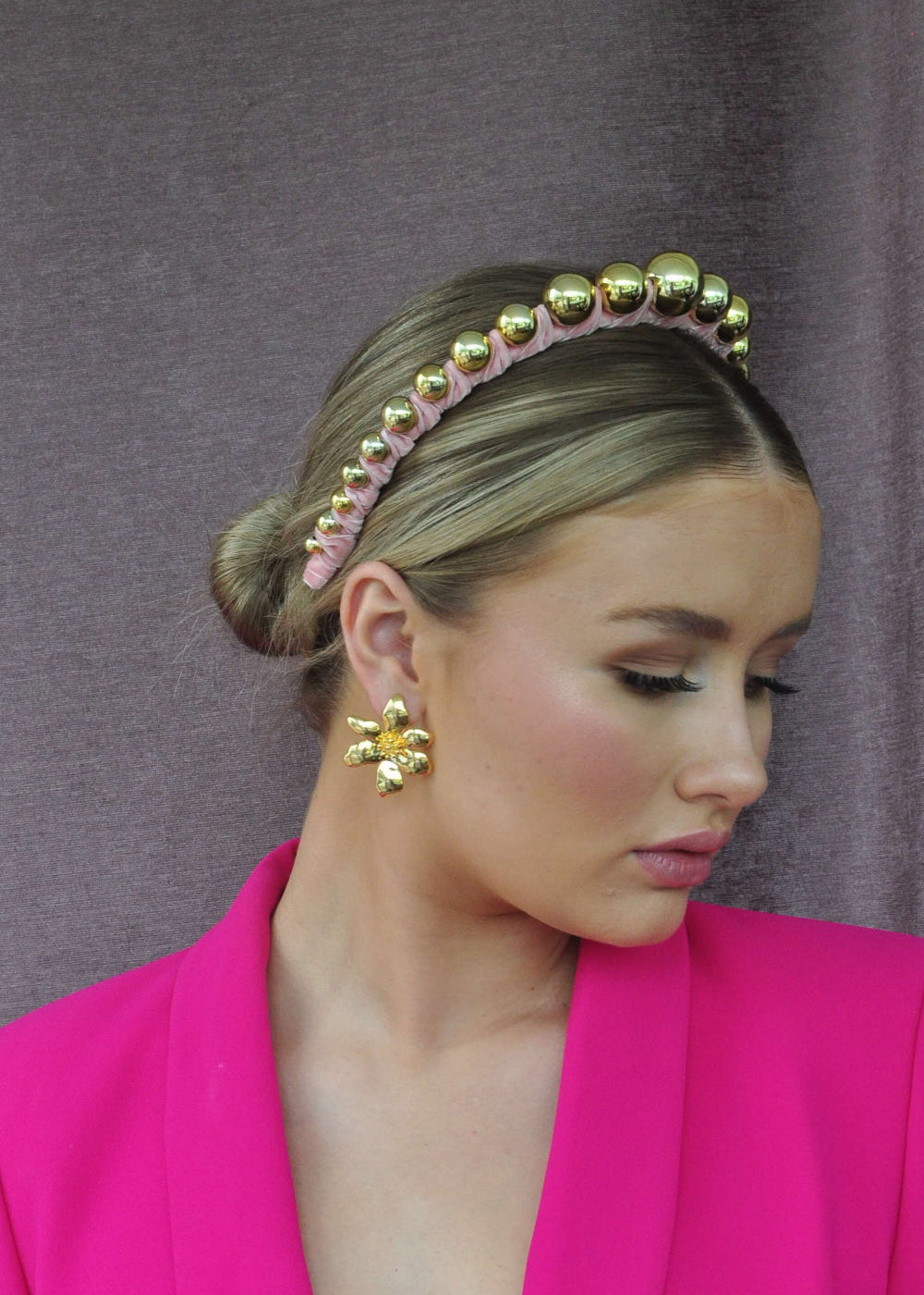 Stella Headpiece - Pink