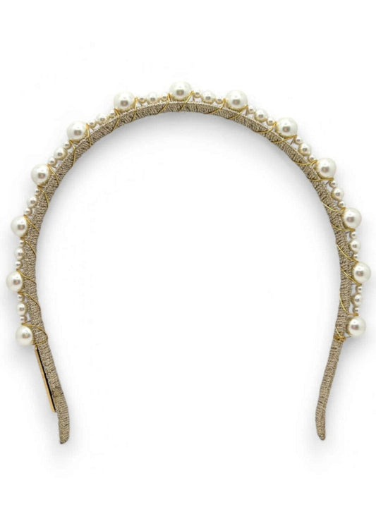 Lucy Headband - Pearl