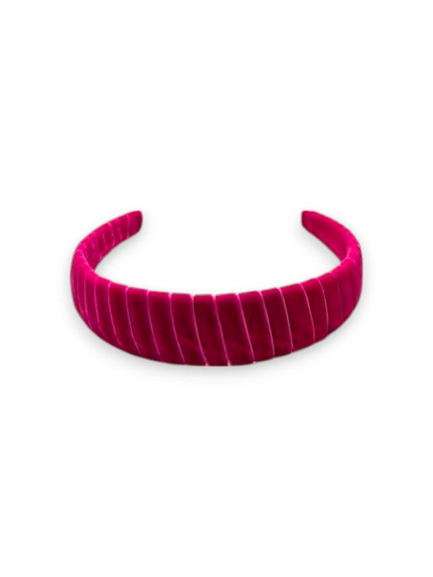 Aaliyah Wide Headband - Pink