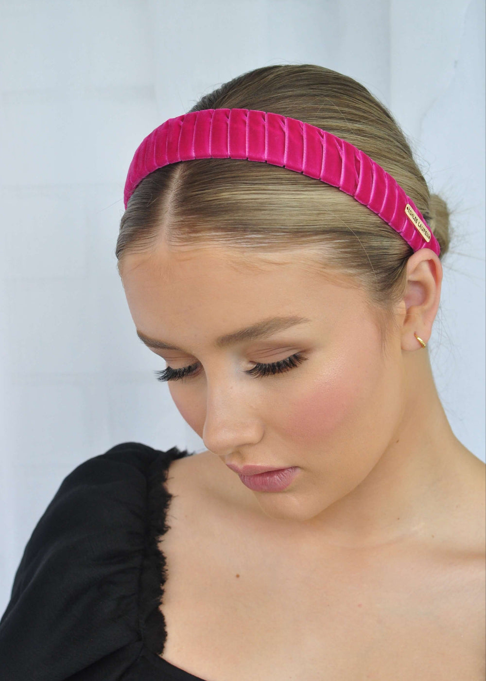 Aaliyah Wide Headband - Pink