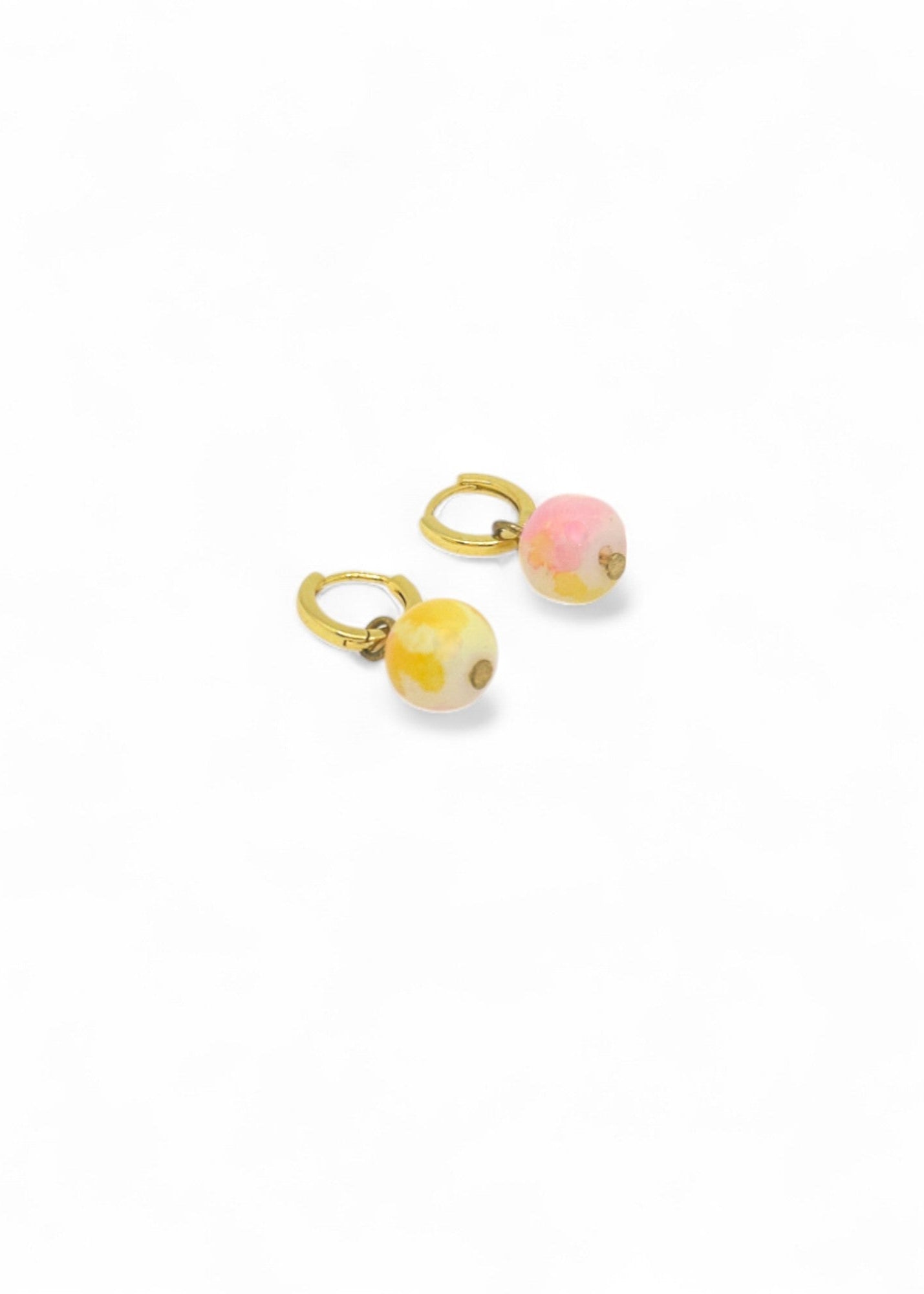 Hettie Earring - Pink + Yellow