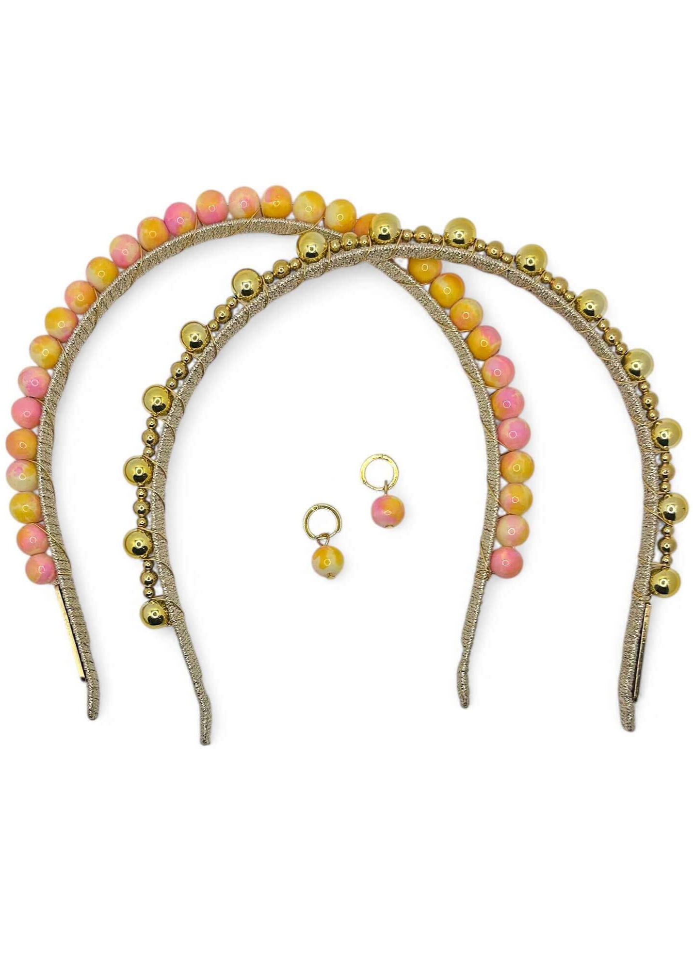 Hettie Headband - Pink + Yellow