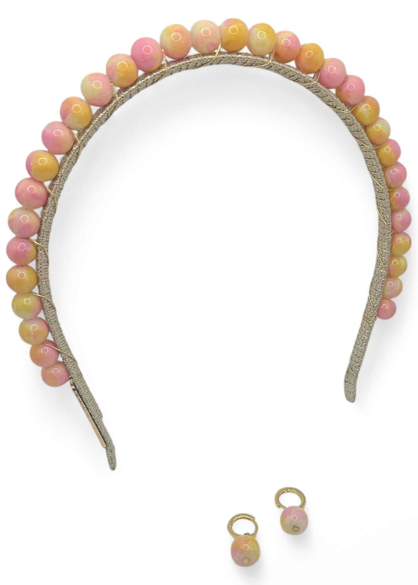 Hettie Earring - Pink + Yellow