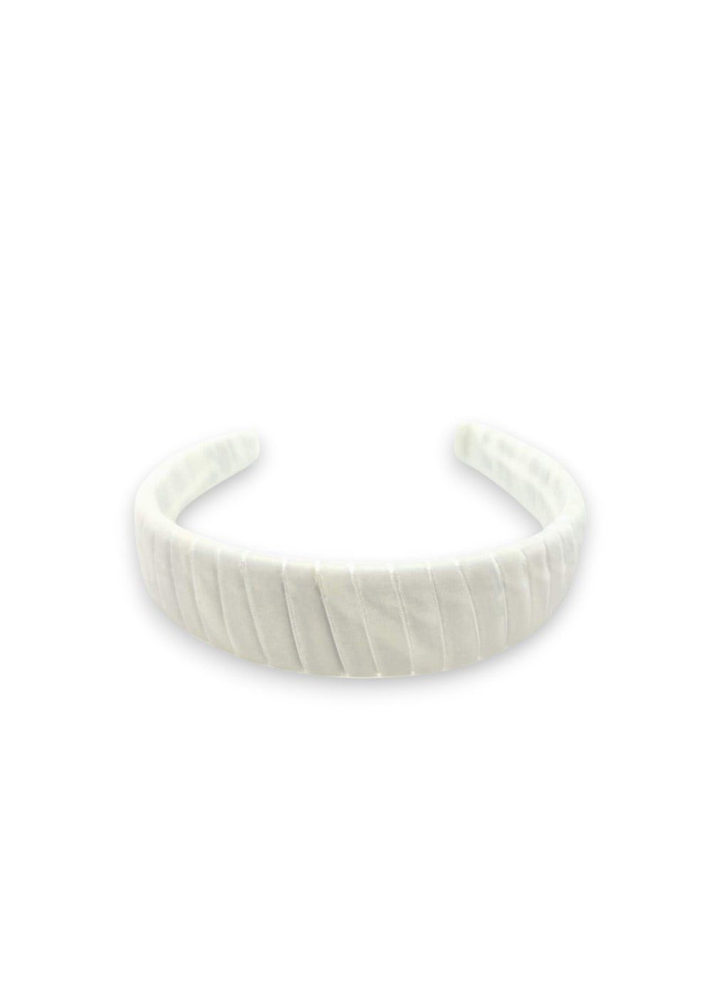 Aaliyah Wide Headband - White