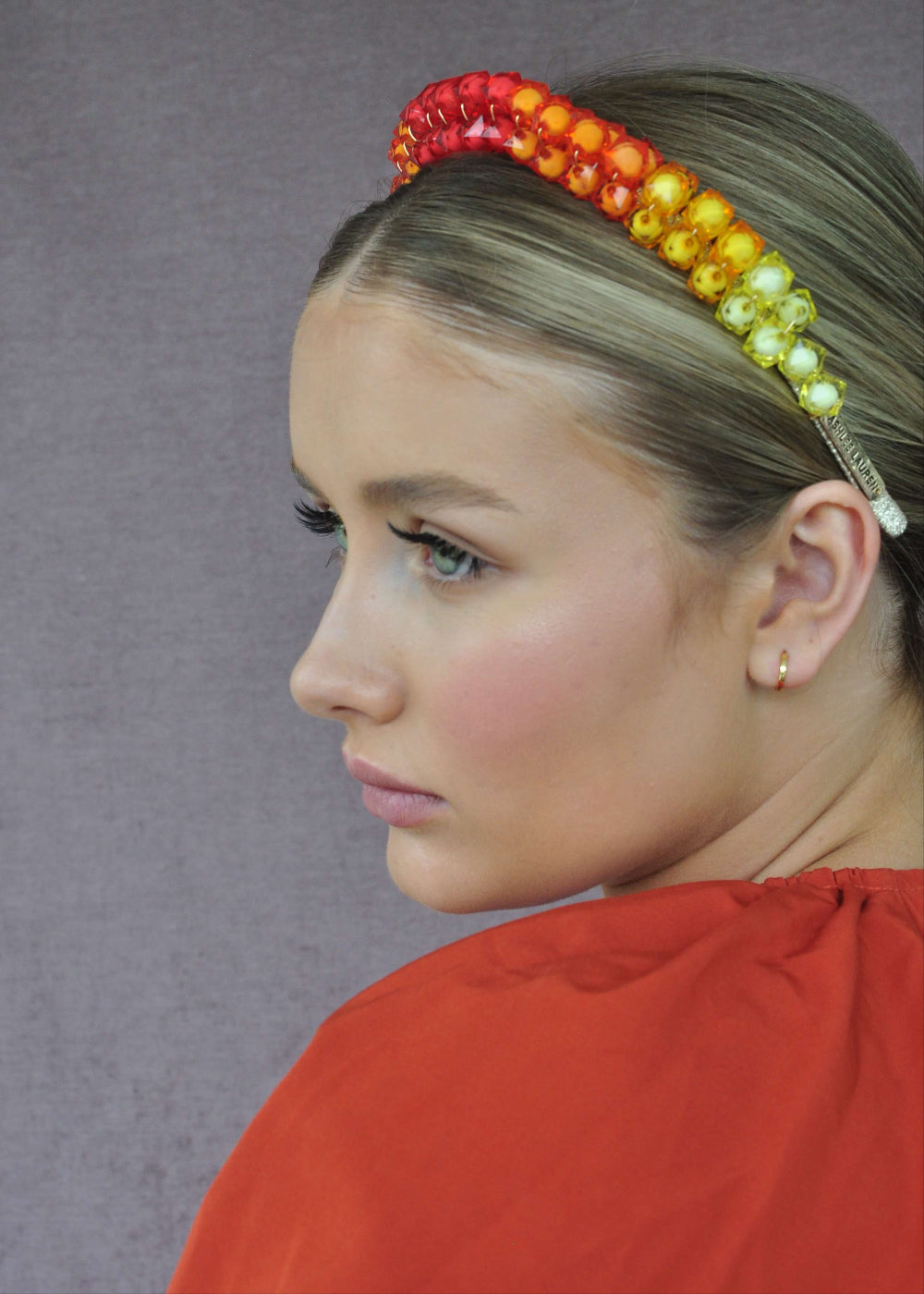 Harper Headpiece - Yellow / Orange / Red