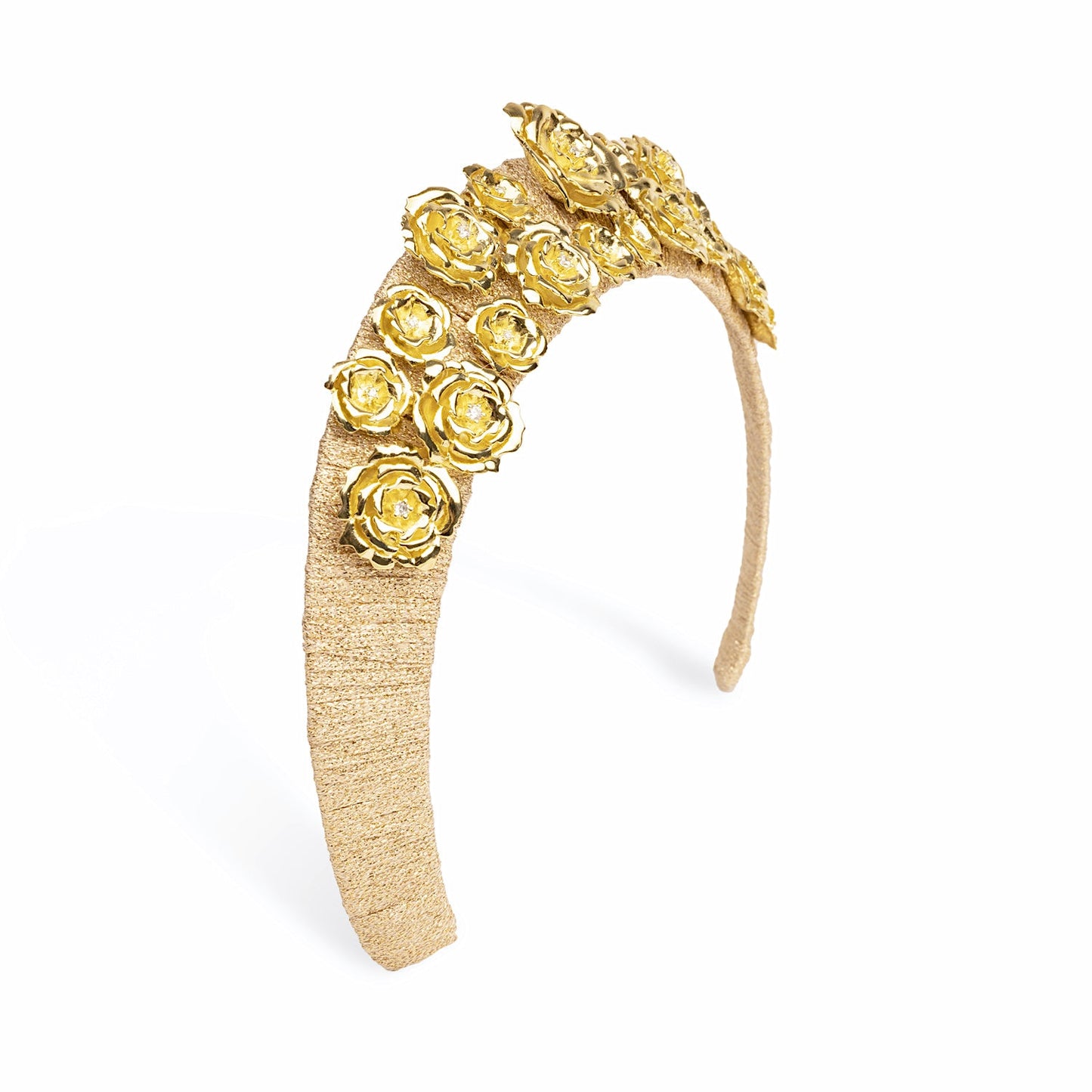 Gaia Floral Crown - Gold