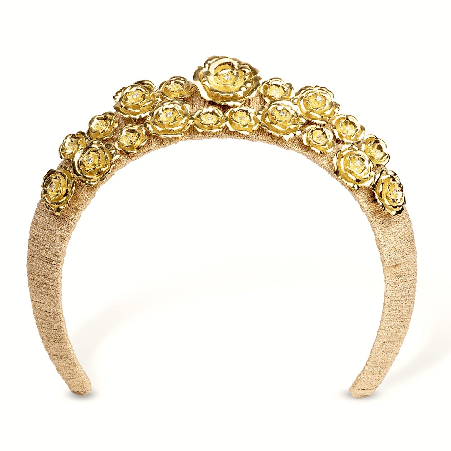Gaia Floral Crown - Gold