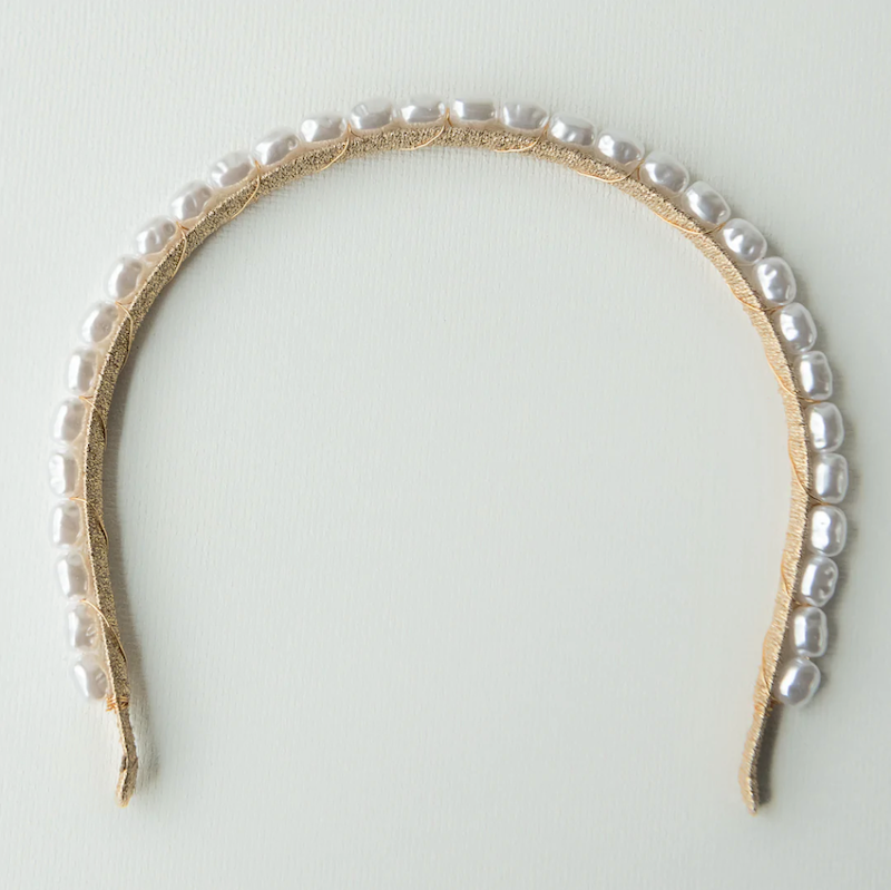 Charlotte Headband + Mia Headband Set - Silver
