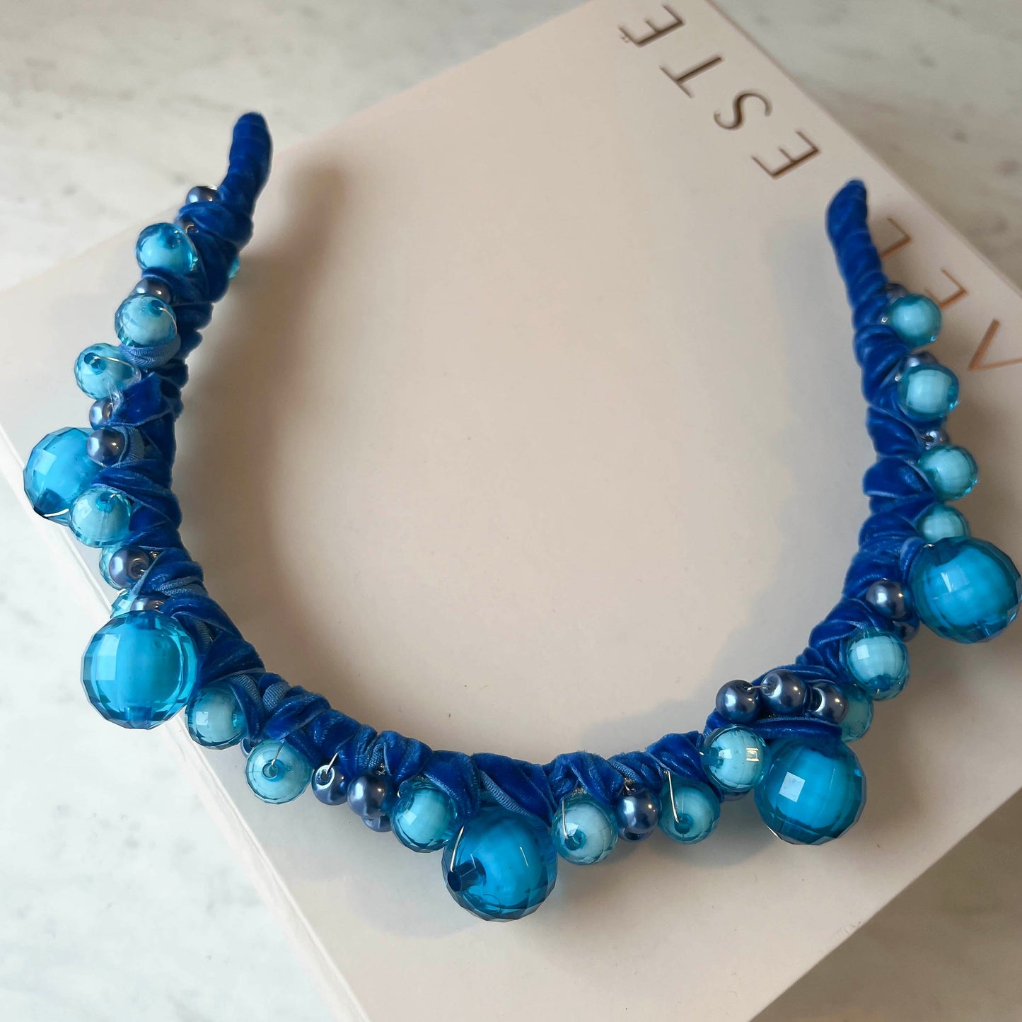 SYLVIE HEADBAND - BLUE